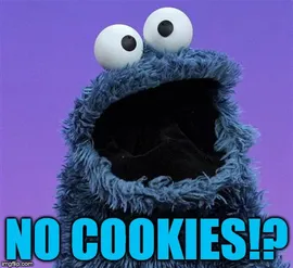 No more cookies!